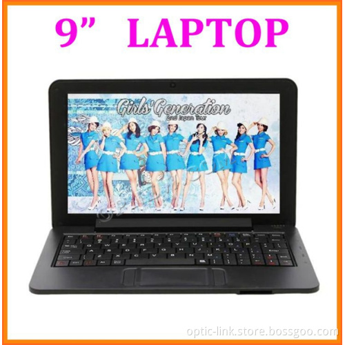 Cheap mini laptop kids laptop 9 inch dual core wm8880 wifi bluetooth external 3g in stock